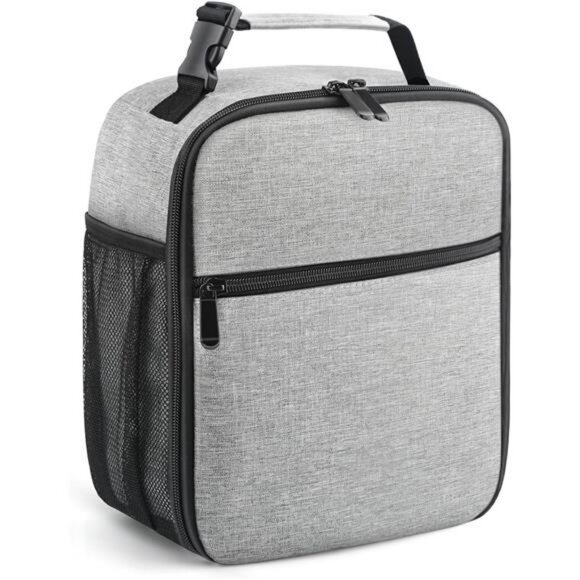 Insulated Lunch Bag Tote Reusable Waterproof Cooler Lunchbox for Work or Picnic - Picture 1 of 8